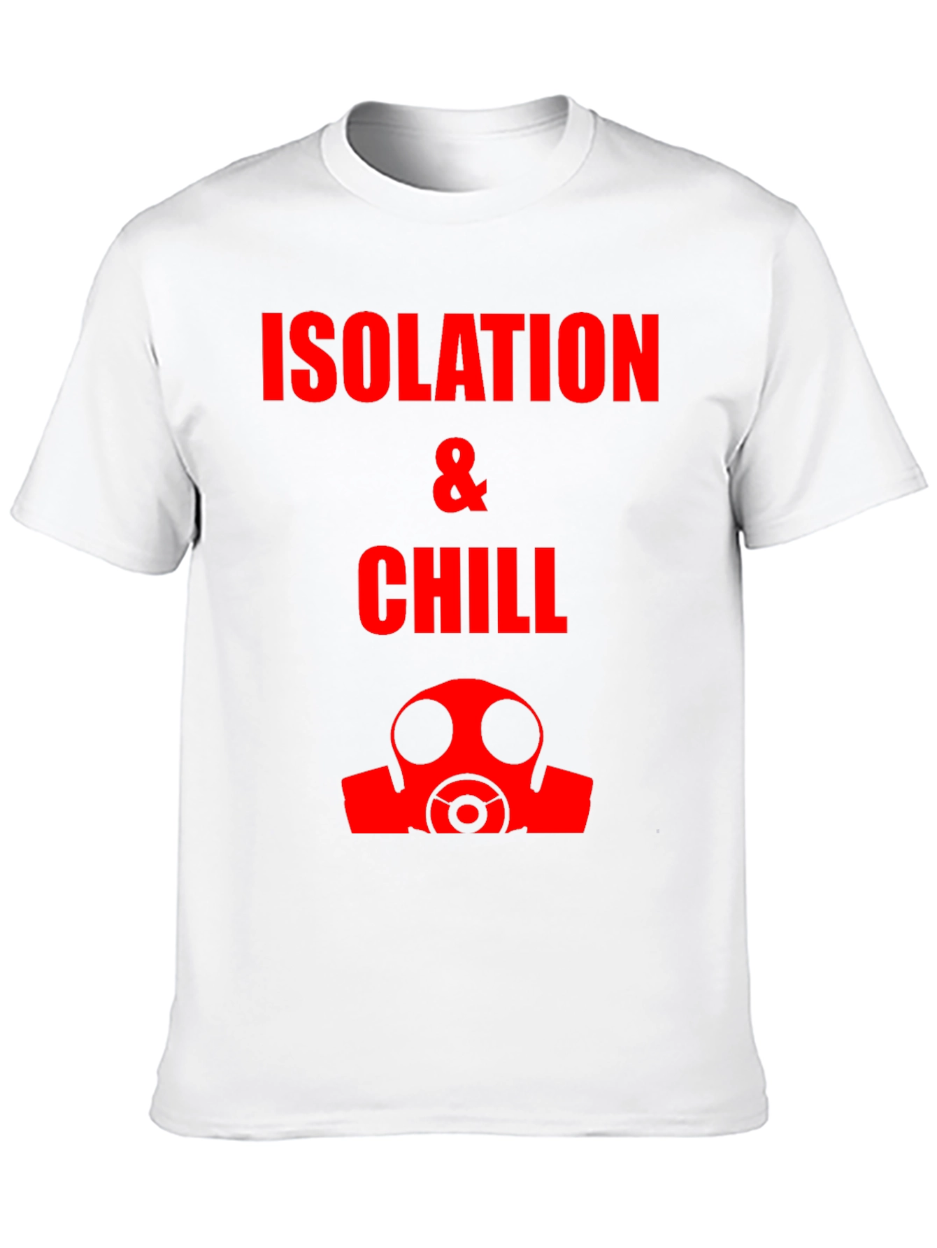 Isolation & Chill T-Shirt - Gas Mask Graphic Tee