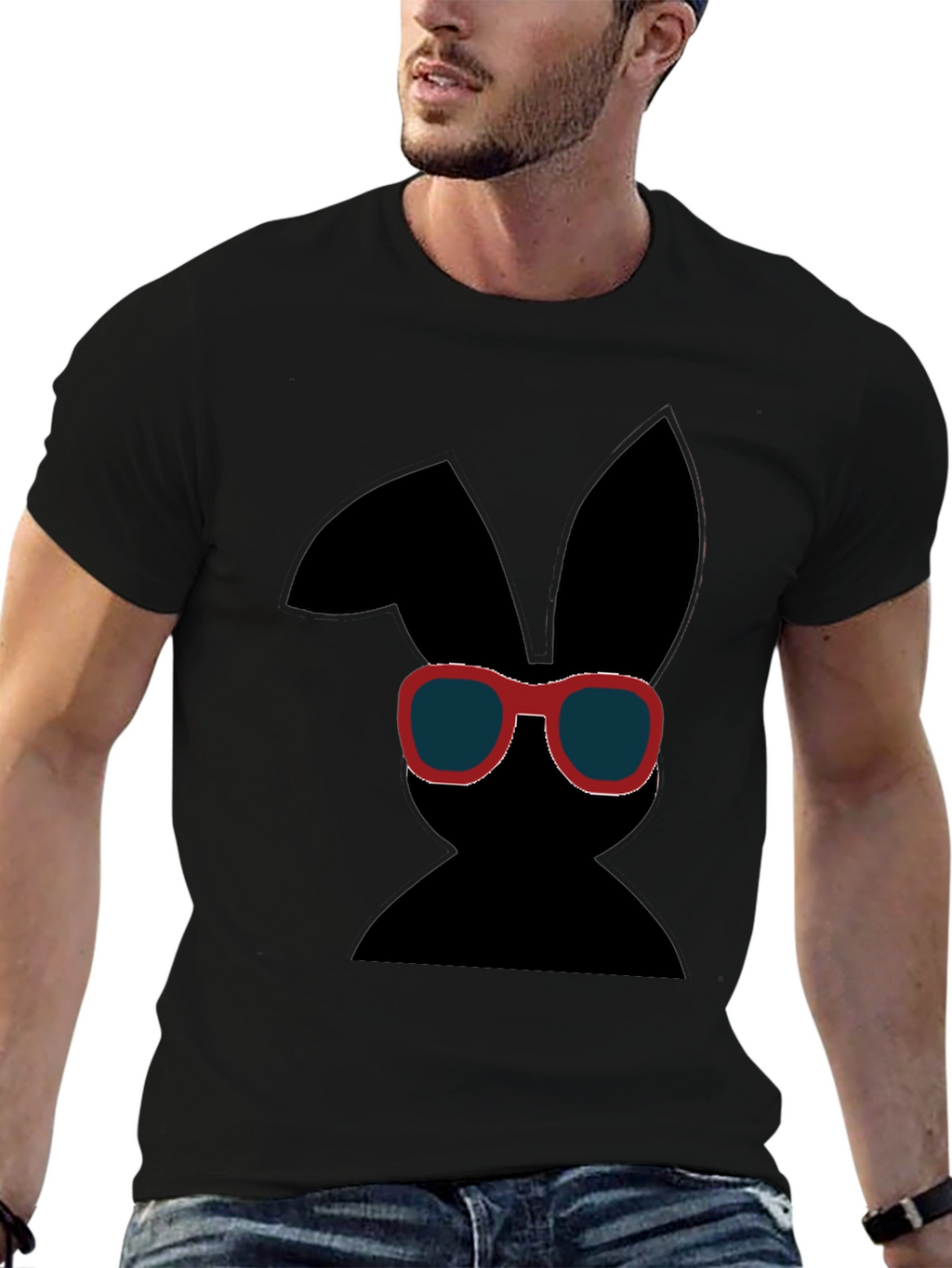 Cool Rabbit Graphic Tee