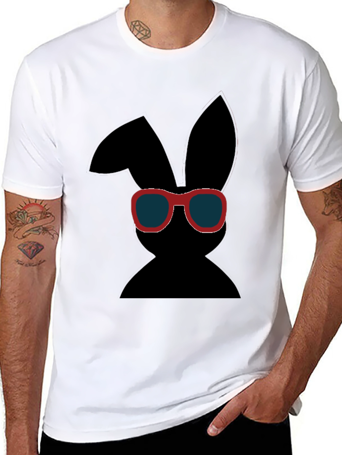 Cool Rabbit Graphic Tee