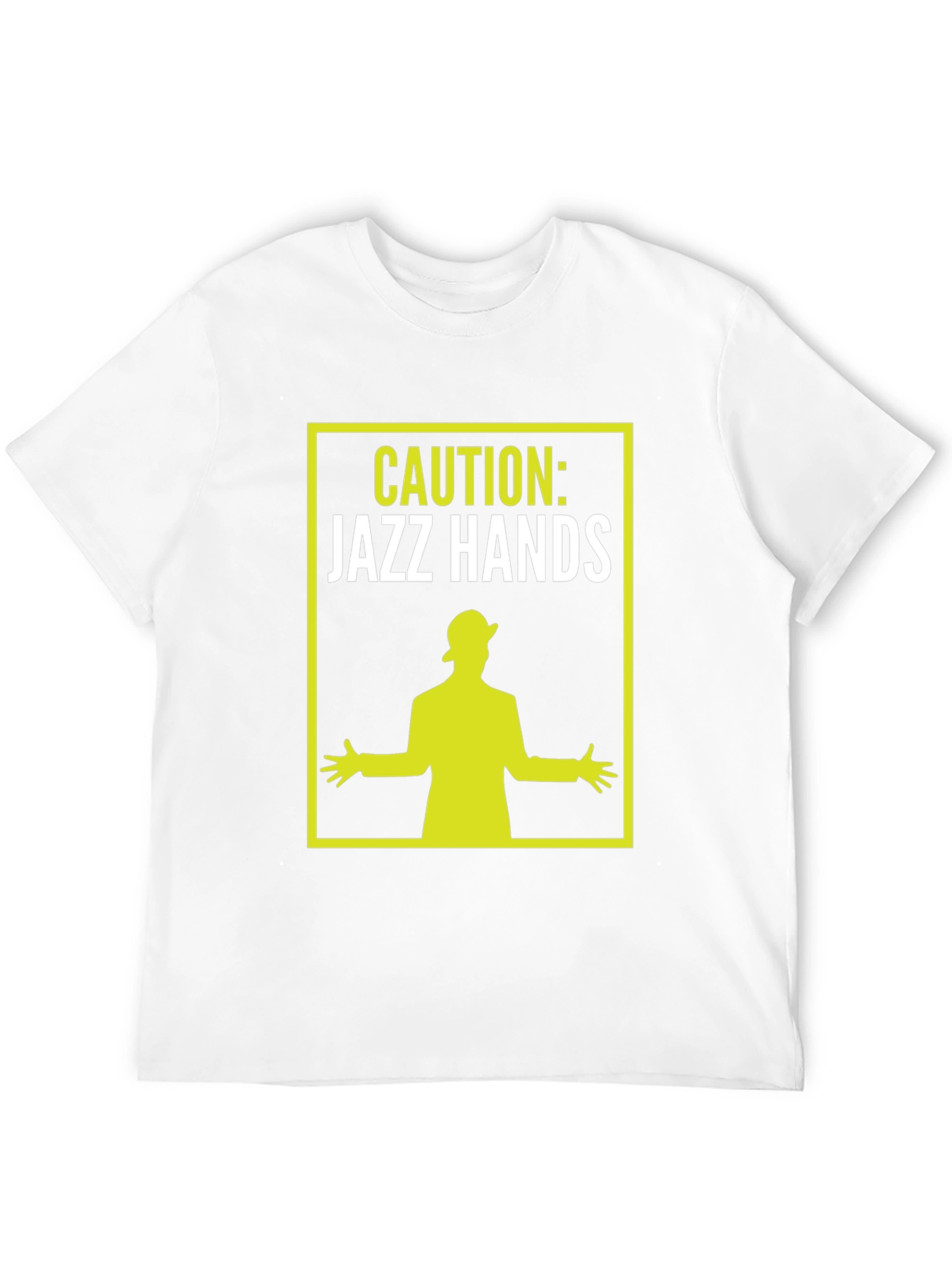 Caution: Jazz Hands Graphic Tee - Fun & Stylish!