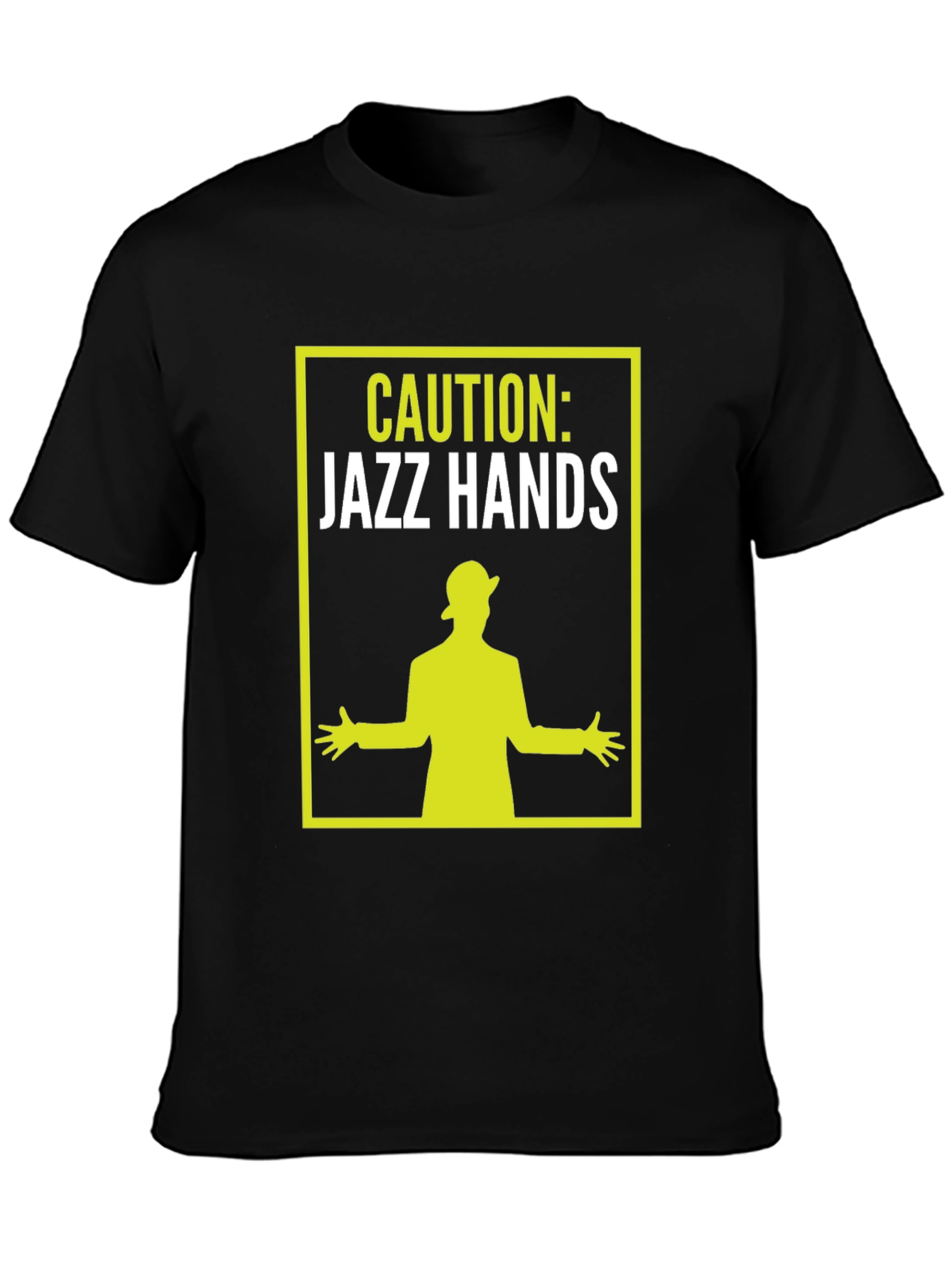 Caution: Jazz Hands Graphic Tee - Fun & Stylish!