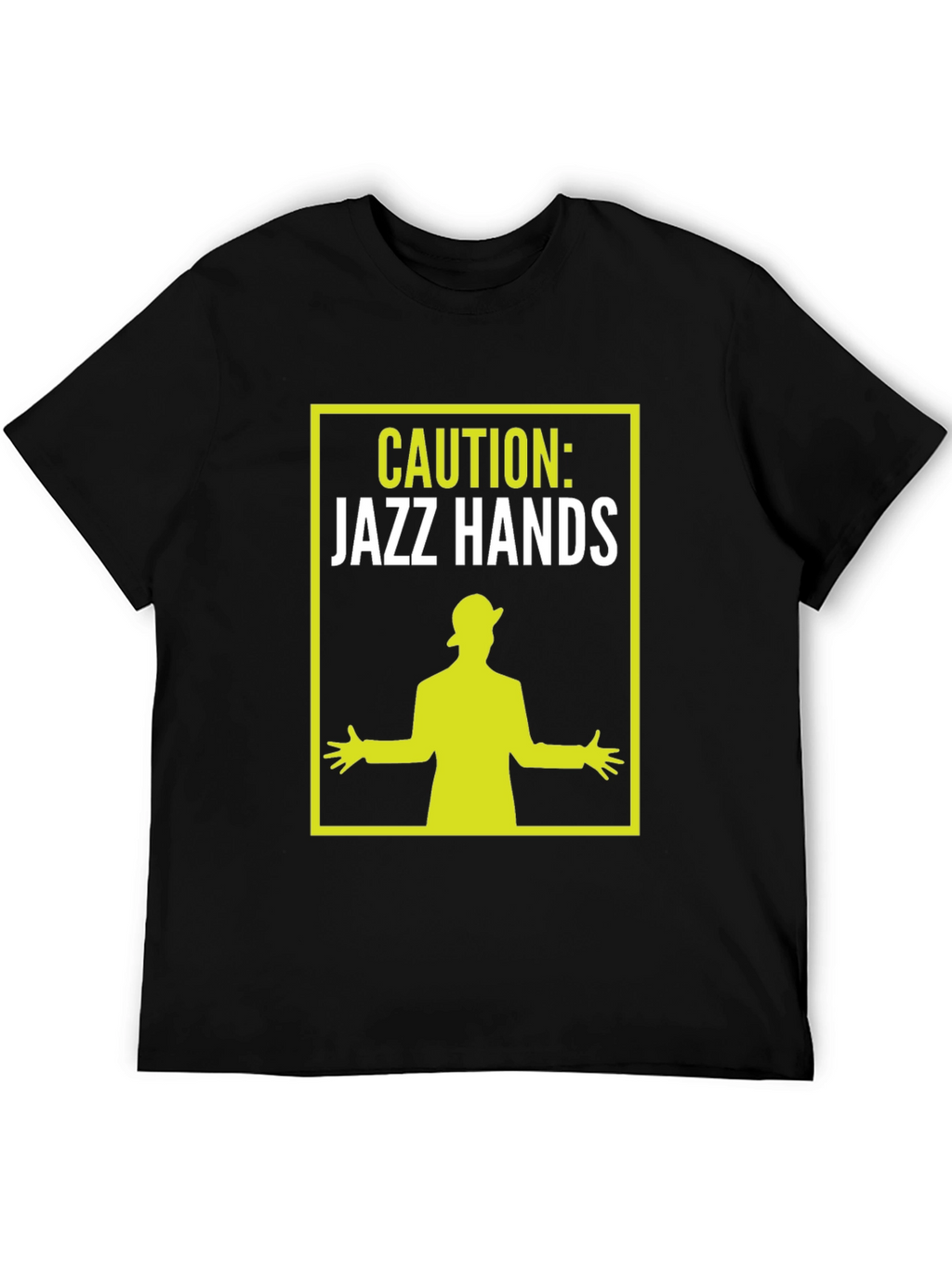 Caution: Jazz Hands Graphic Tee - Fun & Stylish!
