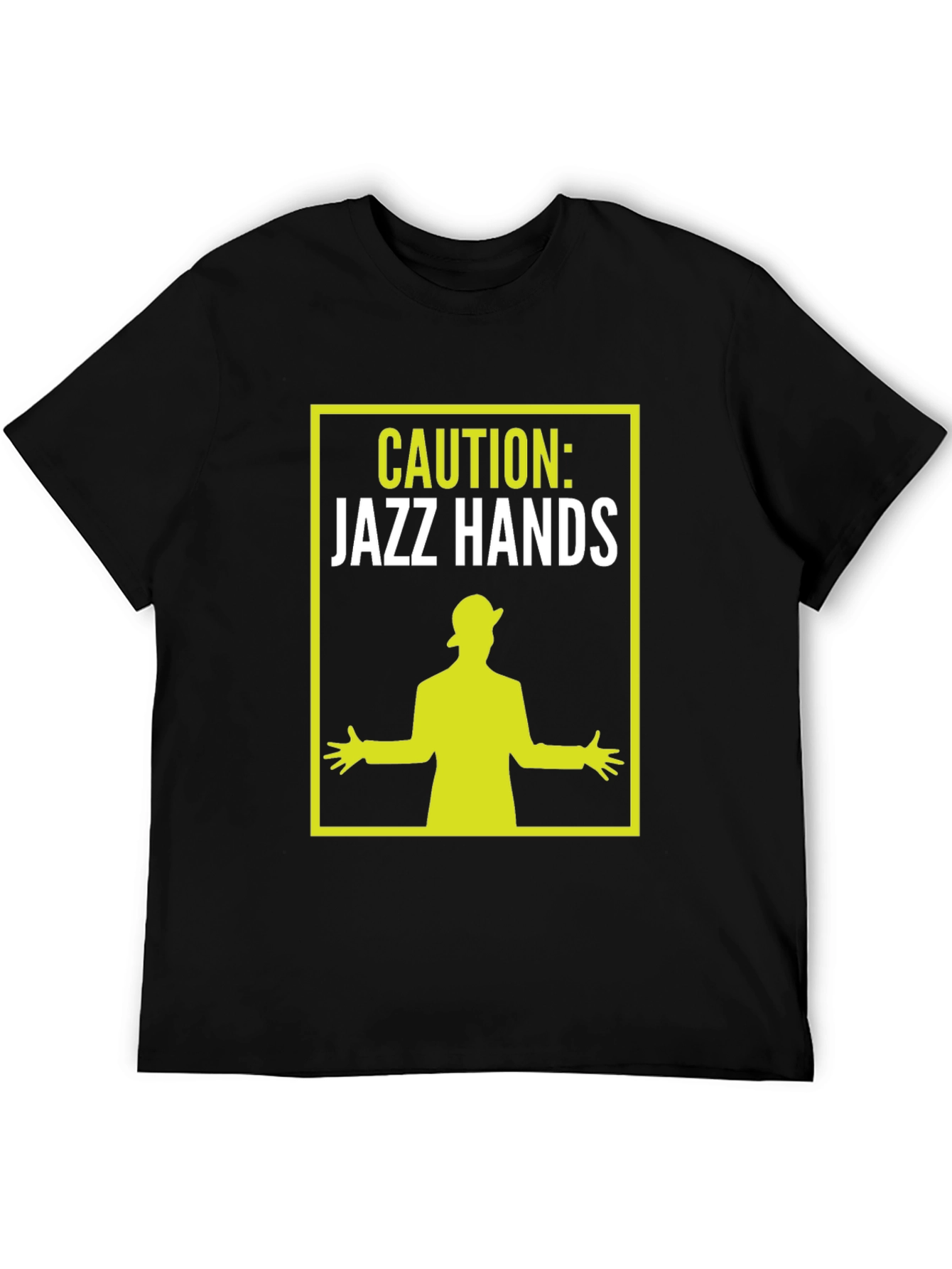 Caution: Jazz Hands Graphic Tee - Fun & Stylish!
