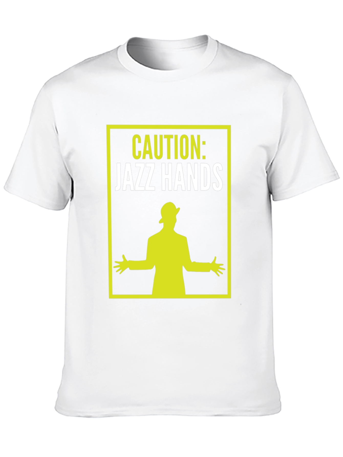Caution: Jazz Hands Graphic Tee - Fun & Stylish!