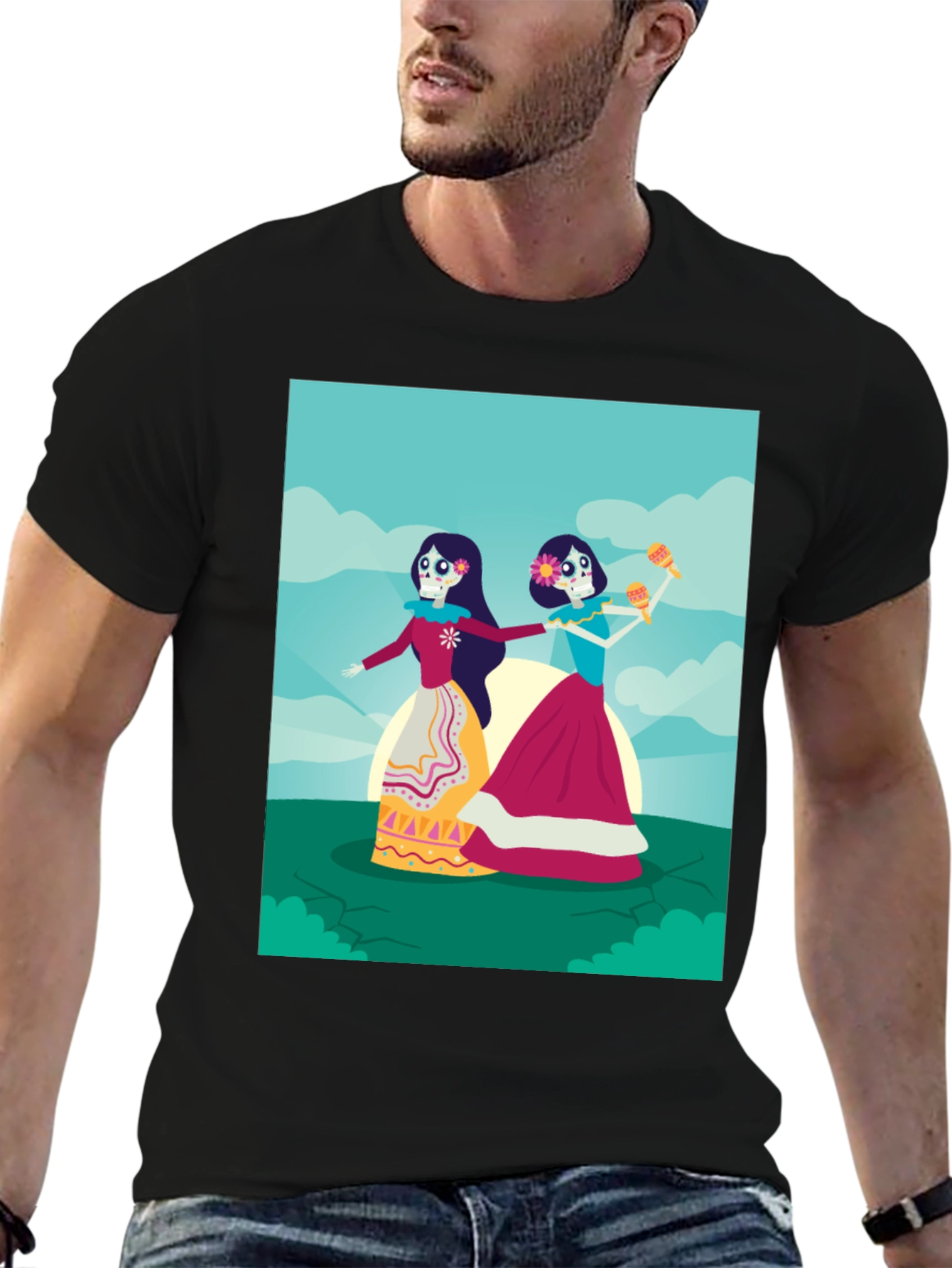 Day of the Dead T-Shirt - Stylish Graphic Tee