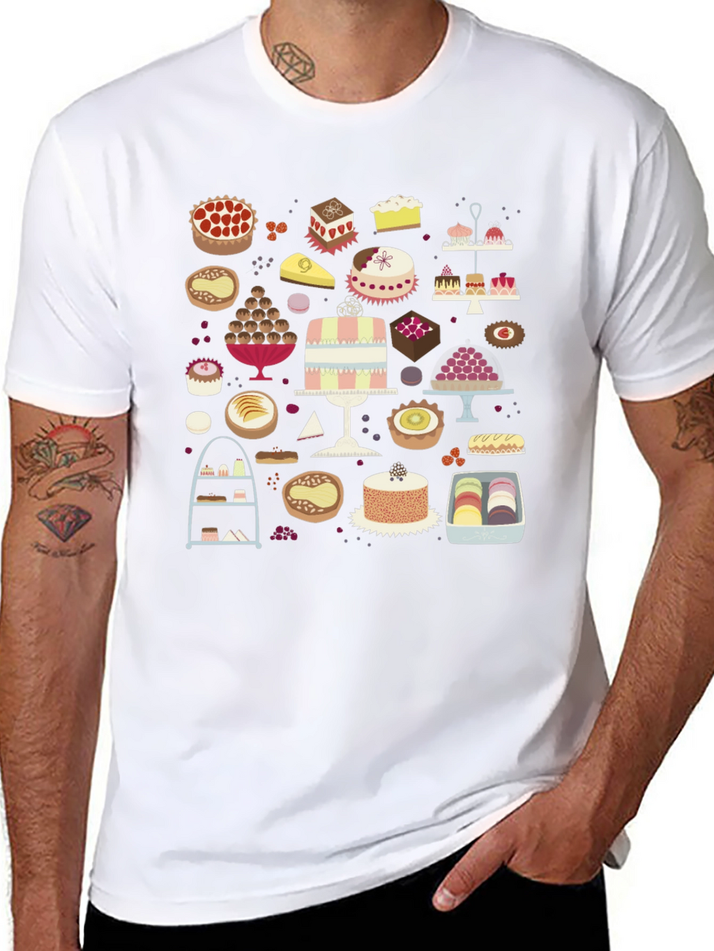 Dessert Lover Graphic T-Shirt