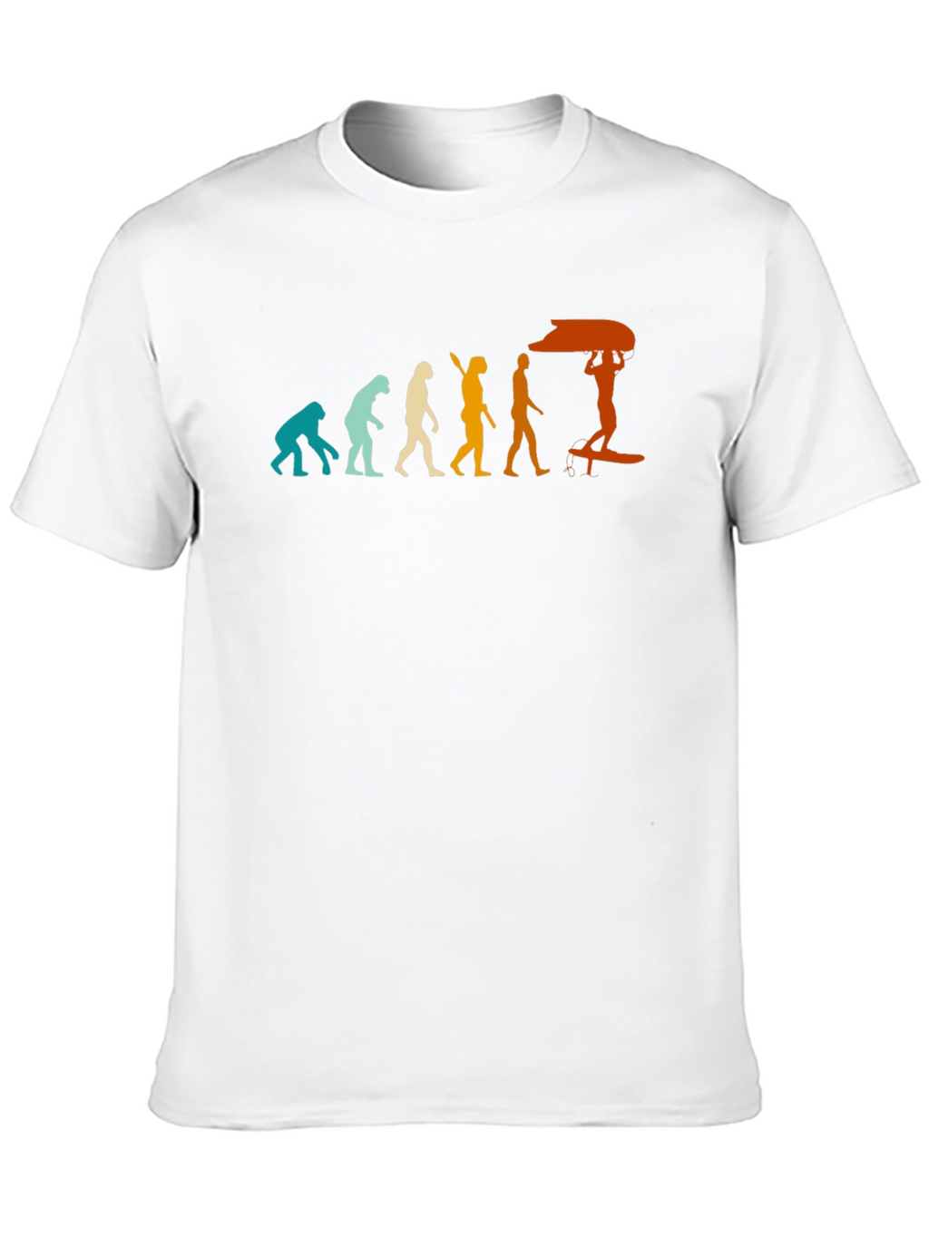 Evolution of Surfing Graphic T-Shirt