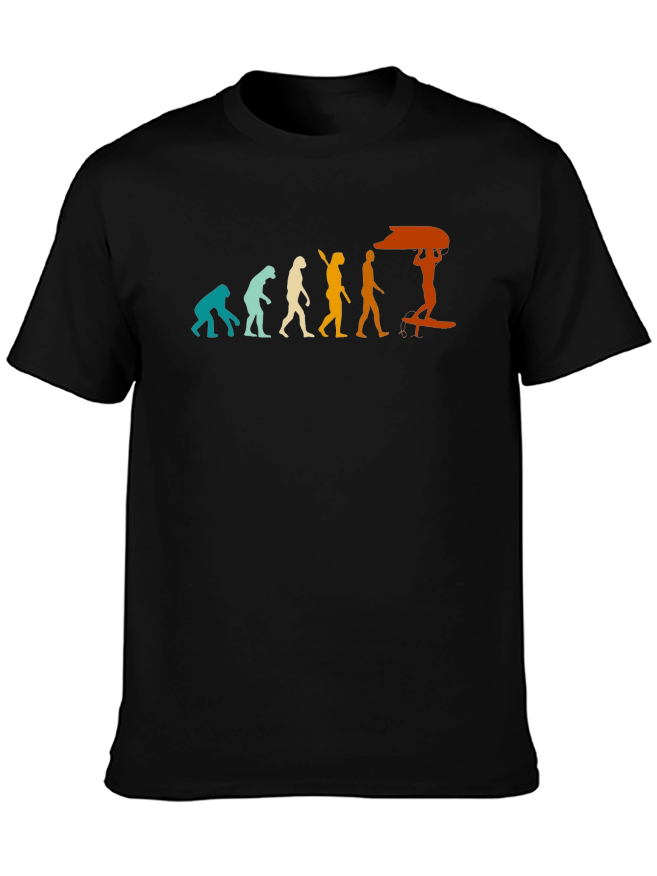 Evolution of Surfing Graphic T-Shirt