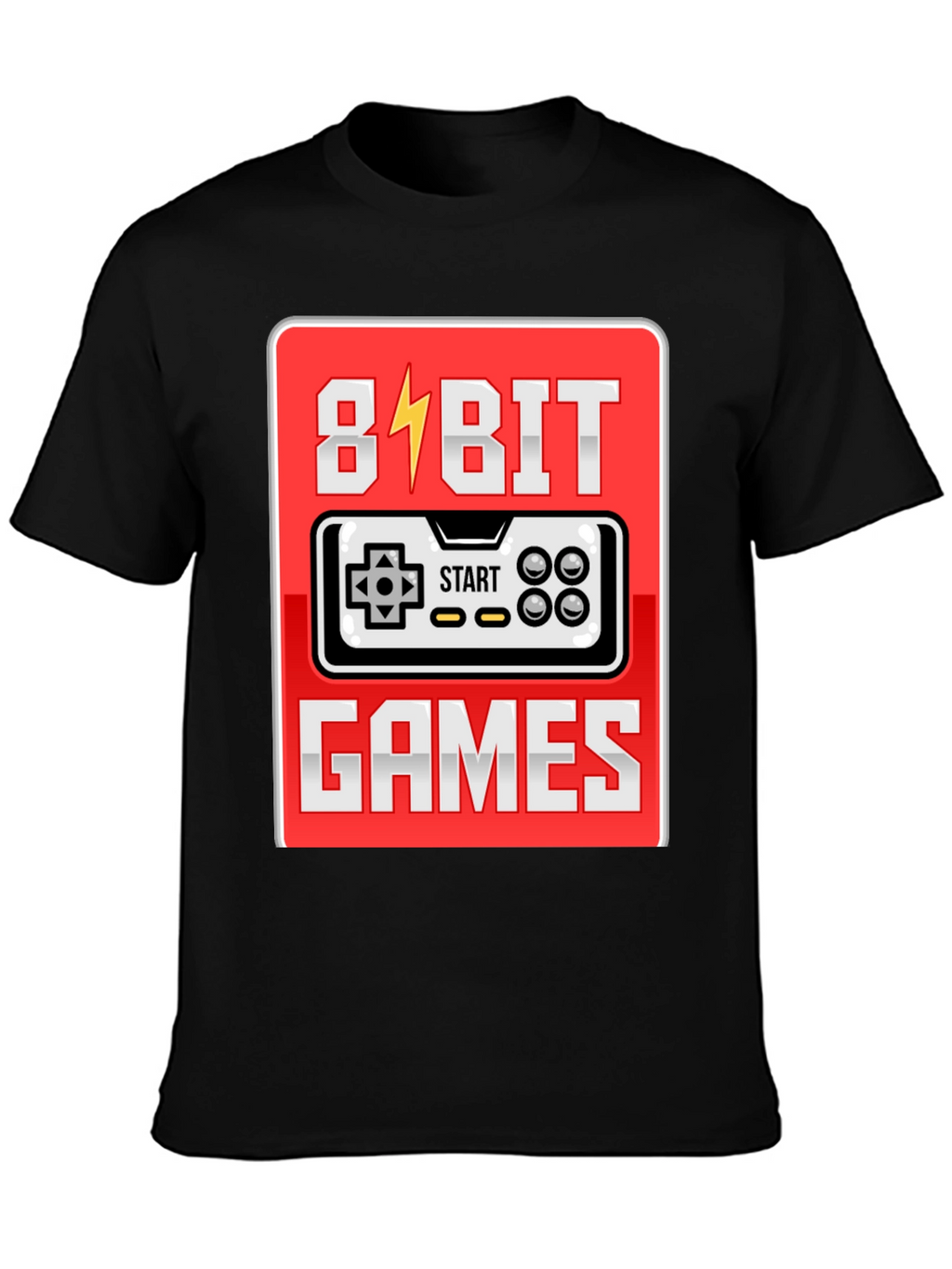 8-Bit Games Retro T-Shirt for Gamers