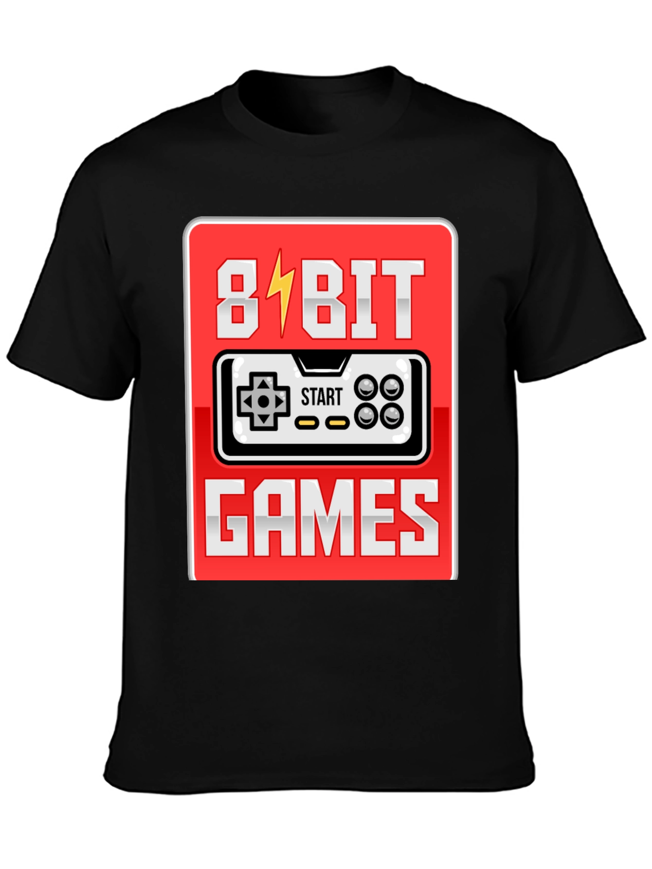 8-Bit Games Retro T-Shirt for Gamers