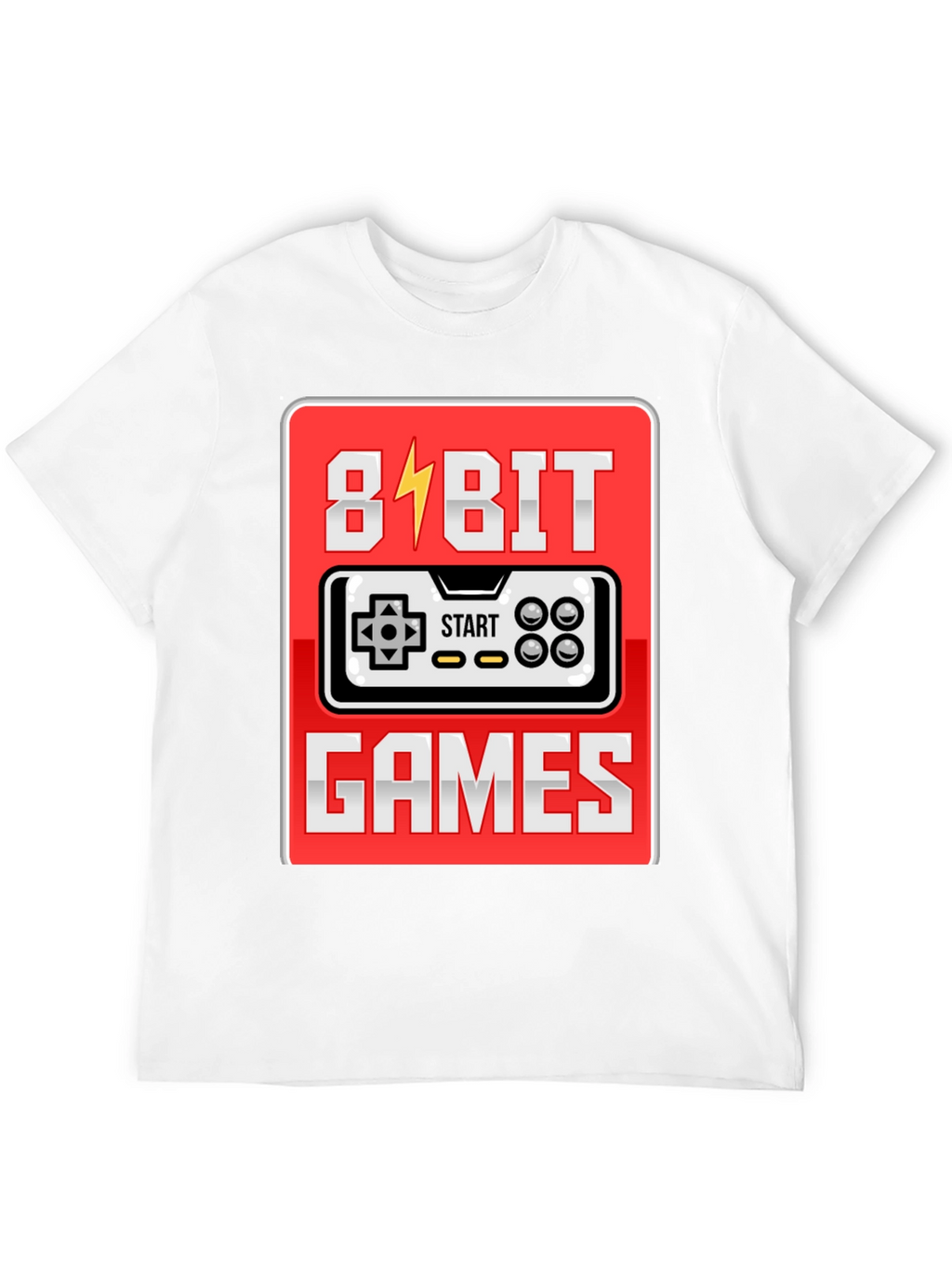 8-Bit Games Retro T-Shirt for Gamers