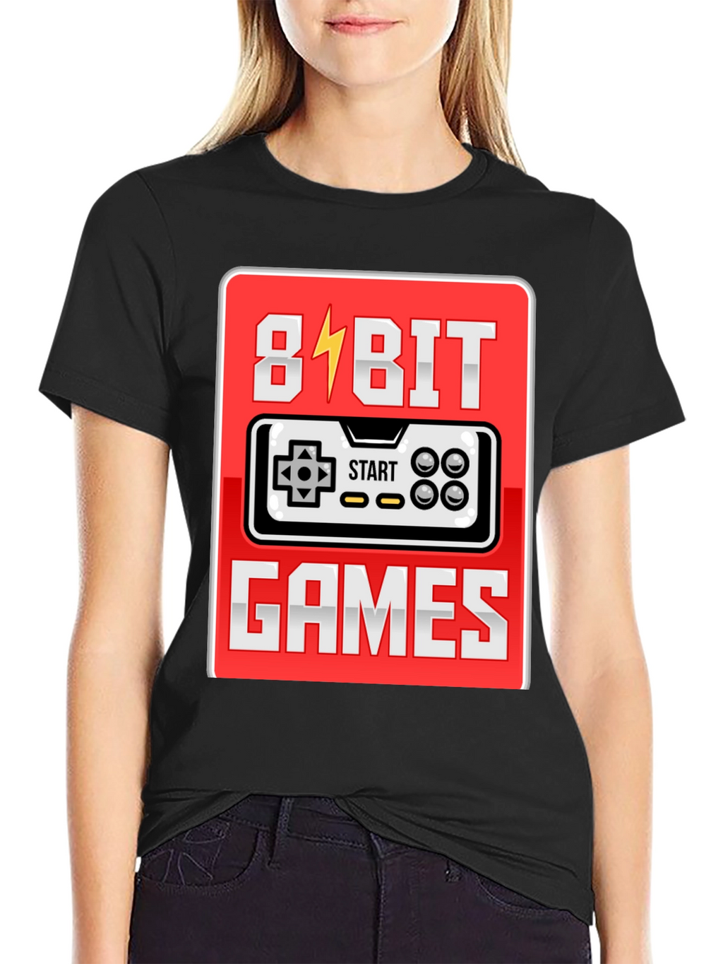 8-Bit Games Retro T-Shirt for Gamers