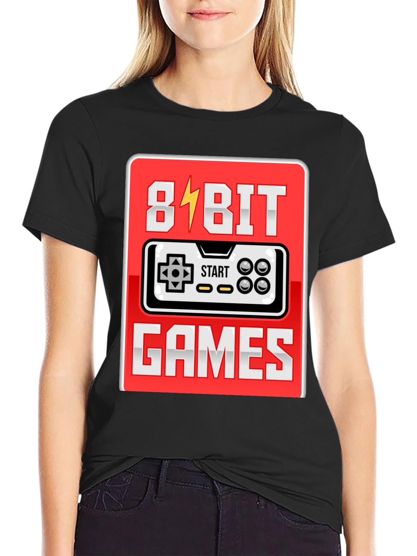 8-Bit Games Retro T-Shirt for Gamers