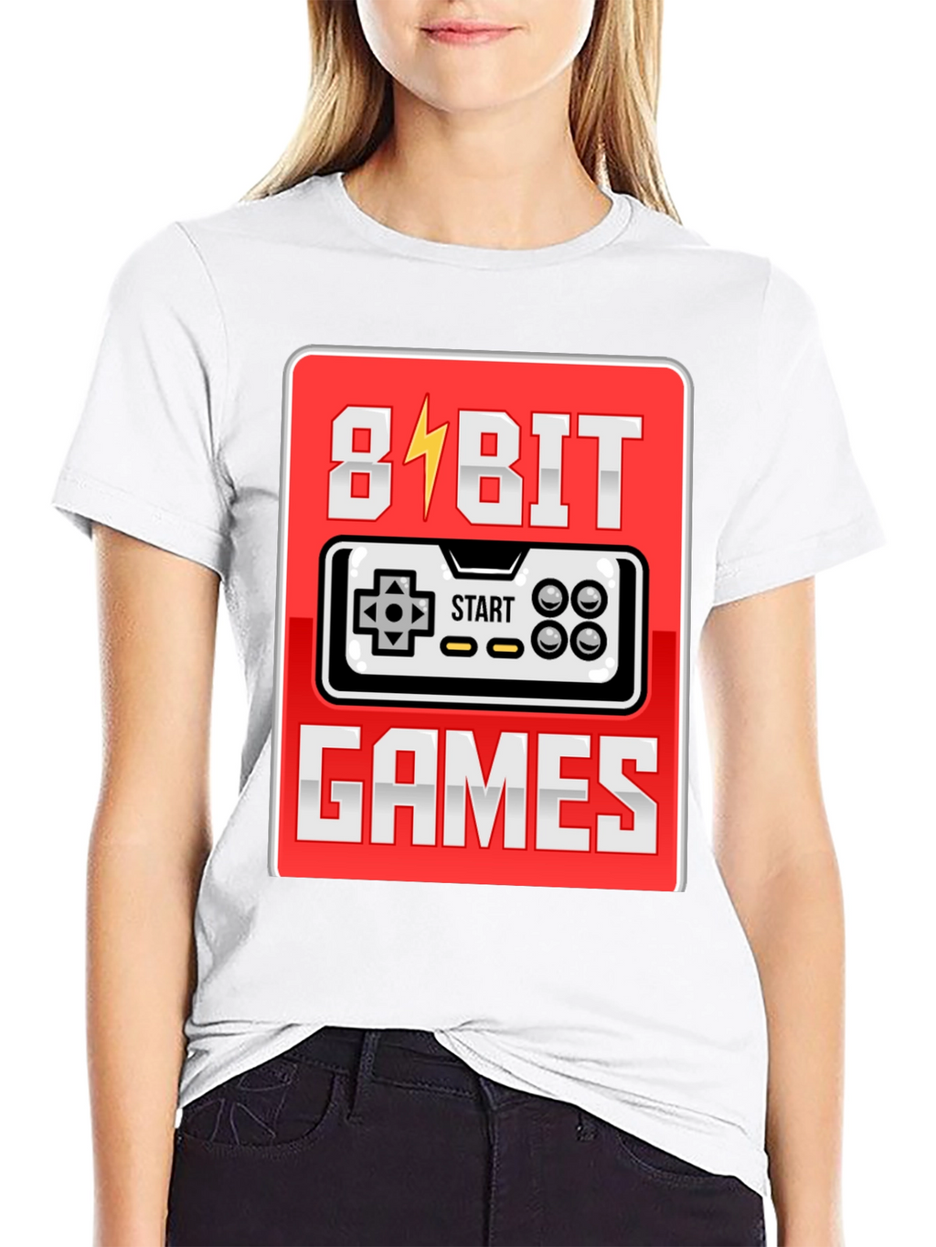 8-Bit Games Retro T-Shirt for Gamers