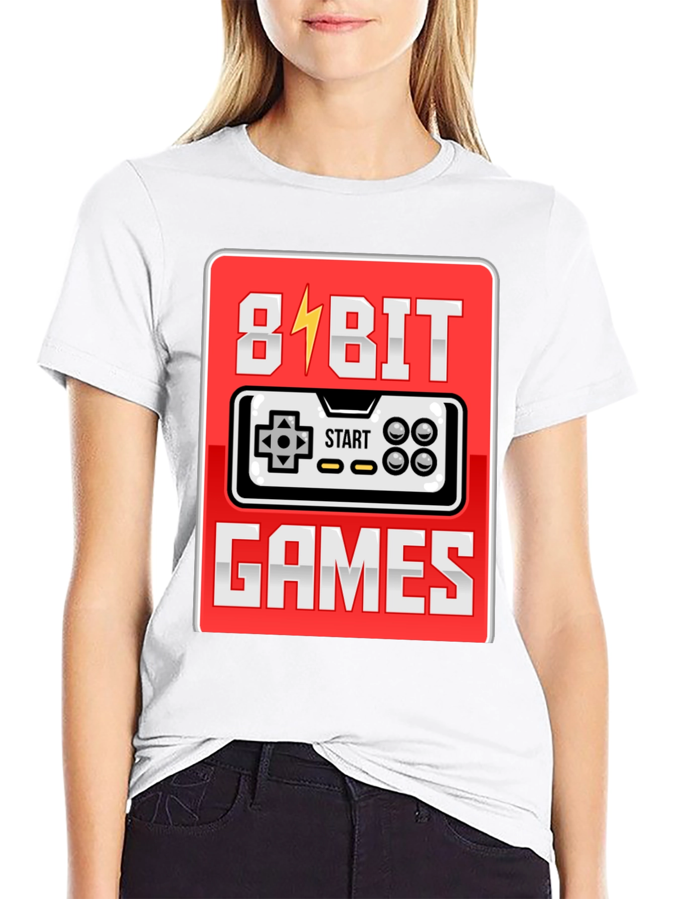 8-Bit Games Retro T-Shirt for Gamers