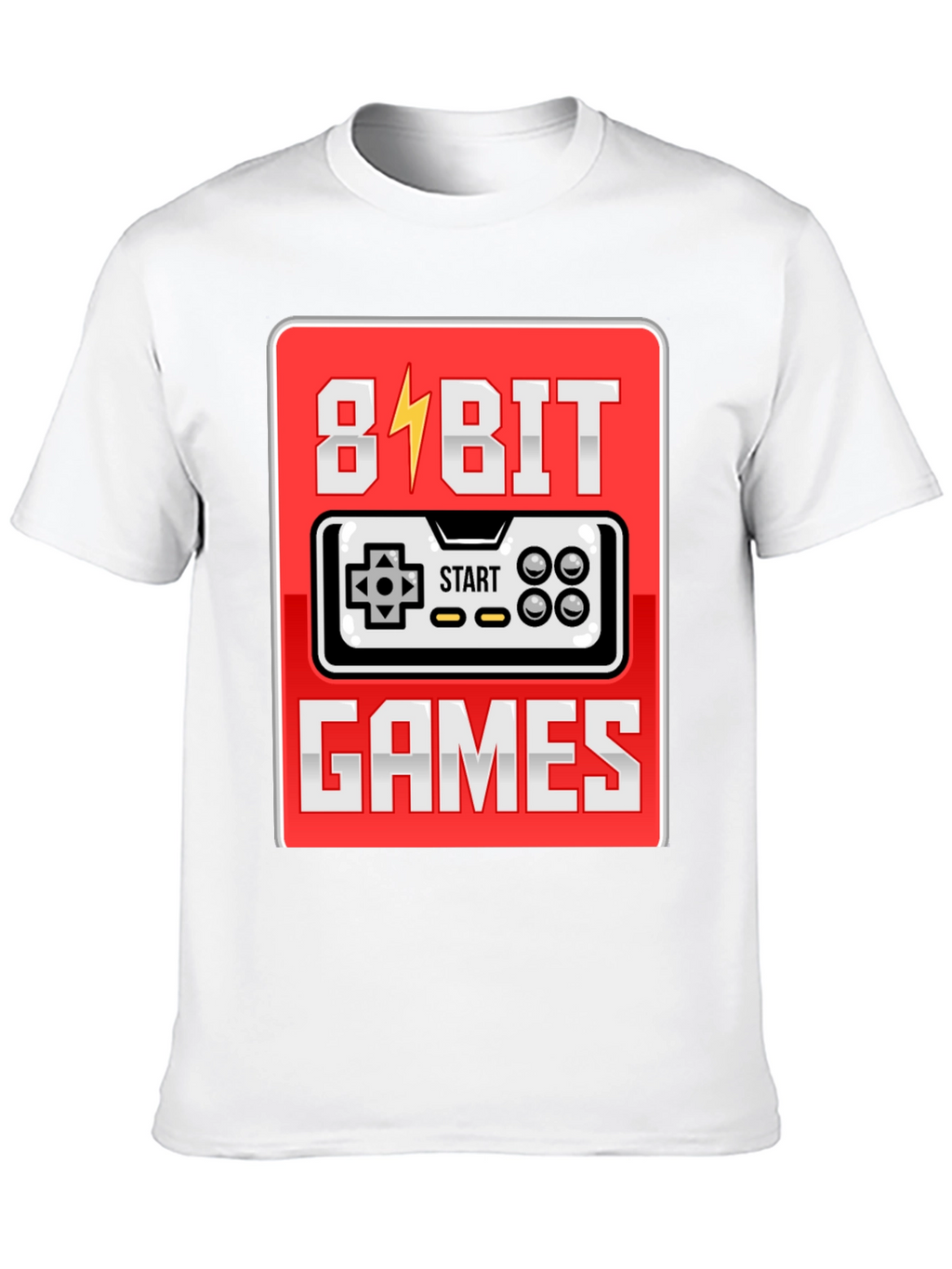 8-Bit Games Retro T-Shirt for Gamers