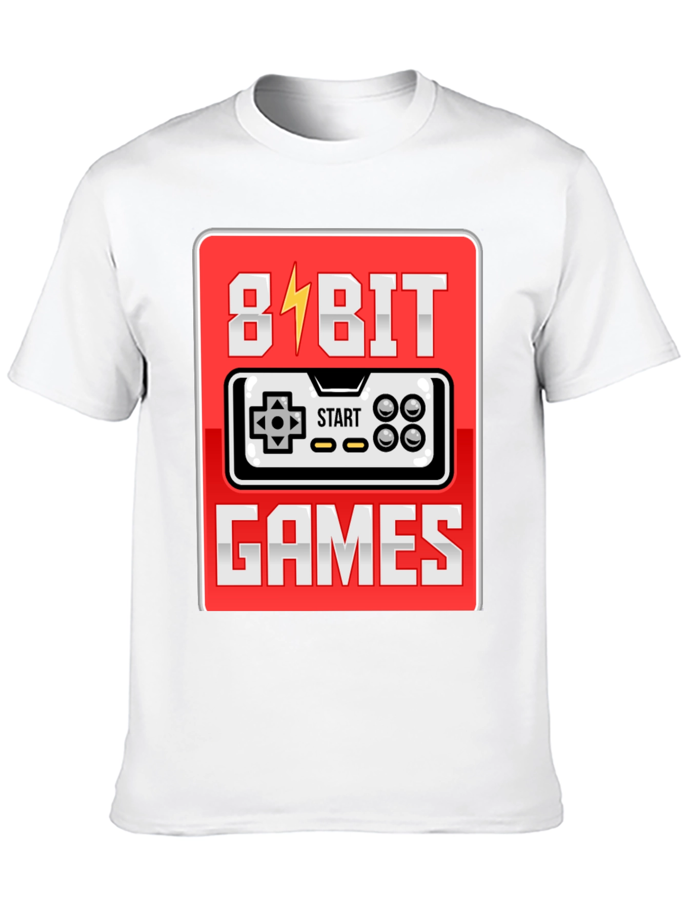 8-Bit Games Retro T-Shirt for Gamers