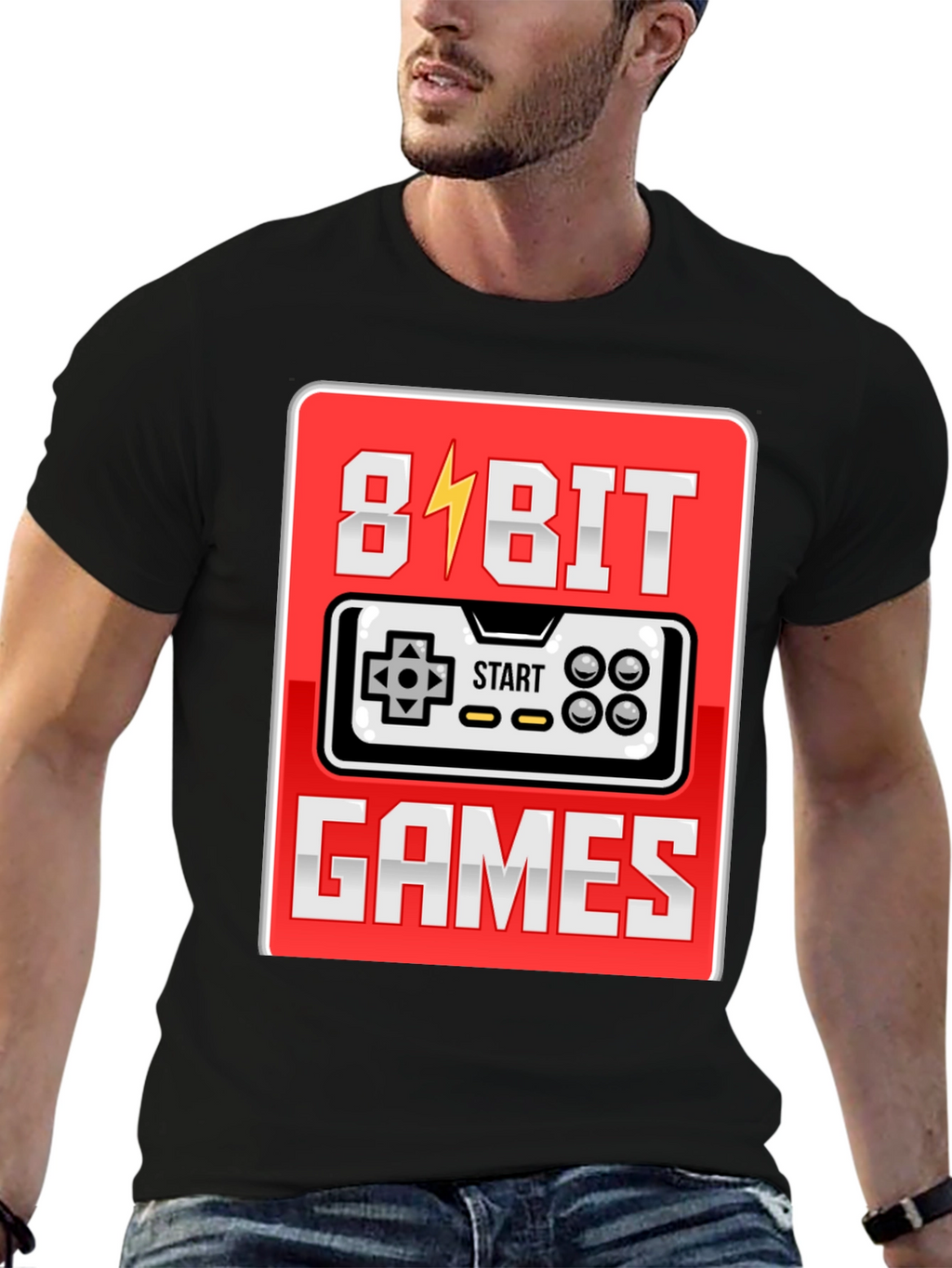 8-Bit Games Retro T-Shirt for Gamers