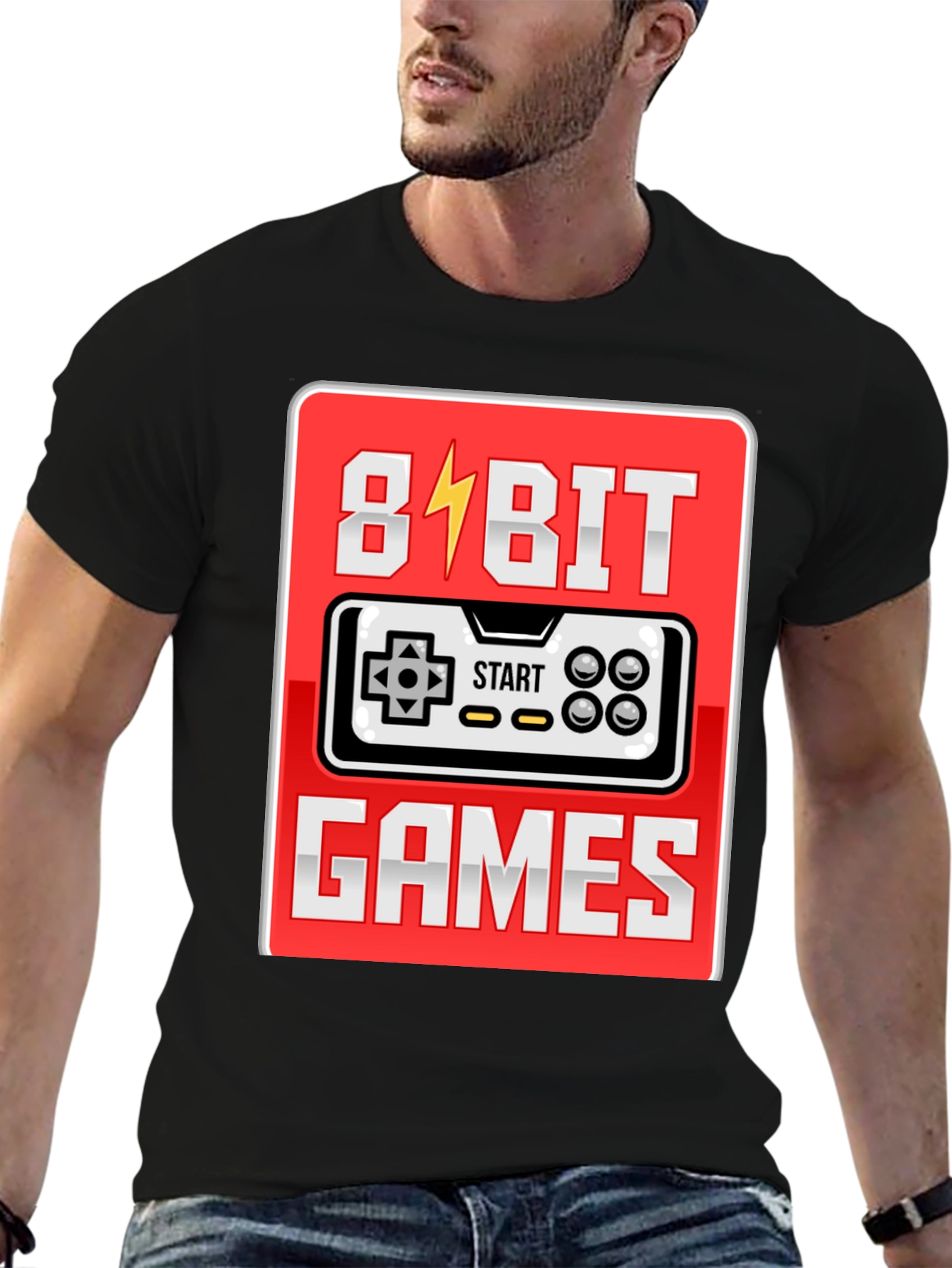8-Bit Games Retro T-Shirt for Gamers
