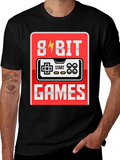 8-Bit Games Retro T-Shirt for Gamers