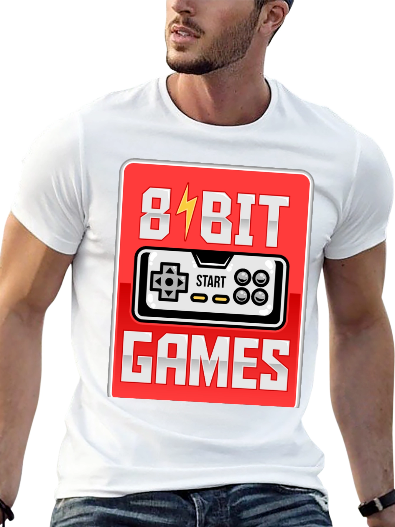 8-Bit Games Retro T-Shirt for Gamers