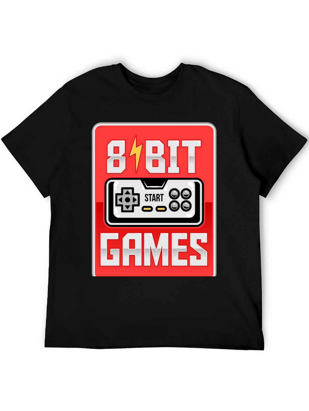 8-Bit Games Retro T-Shirt for Gamers