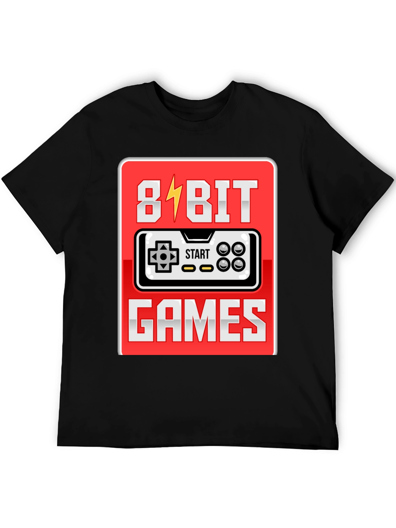 8-Bit Games Retro T-Shirt for Gamers