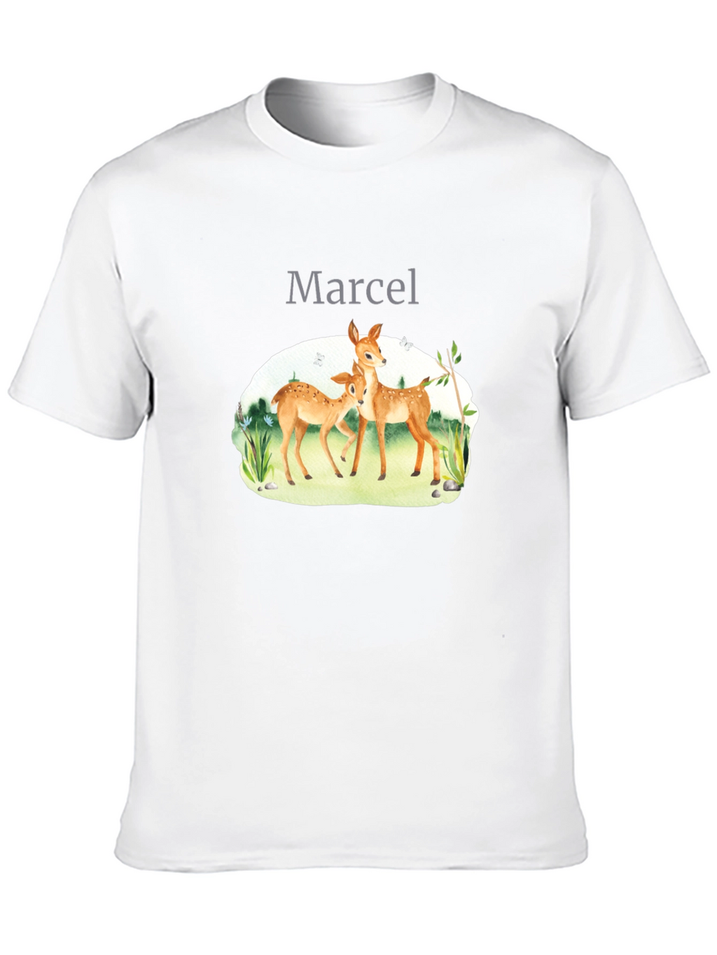 Personalized Deer Graphic Tee - Marcel