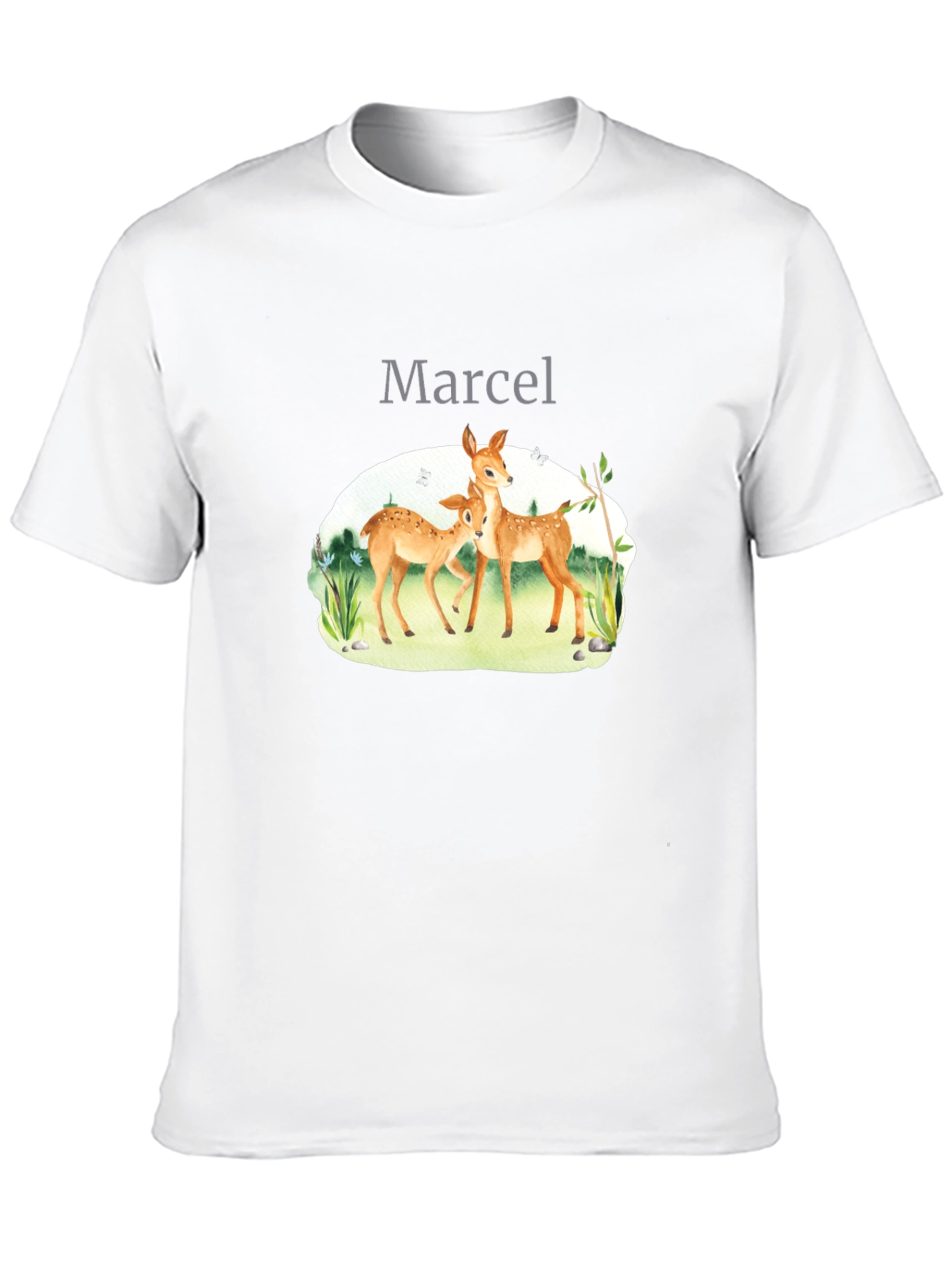 Personalized Deer Graphic Tee - Marcel