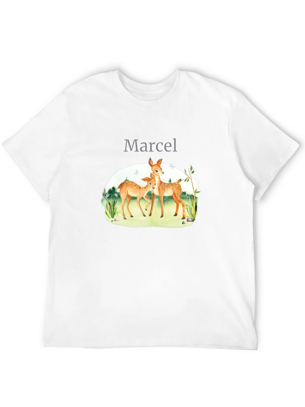 Personalized Deer Graphic Tee - Marcel