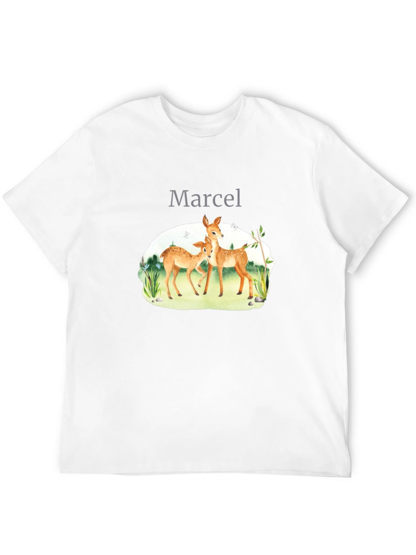 Personalized Deer Graphic Tee - Marcel