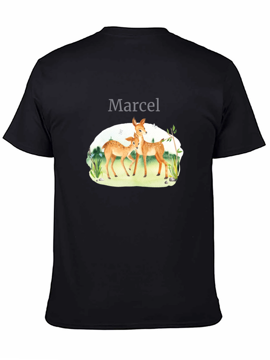 Personalized Deer Graphic Tee - Marcel