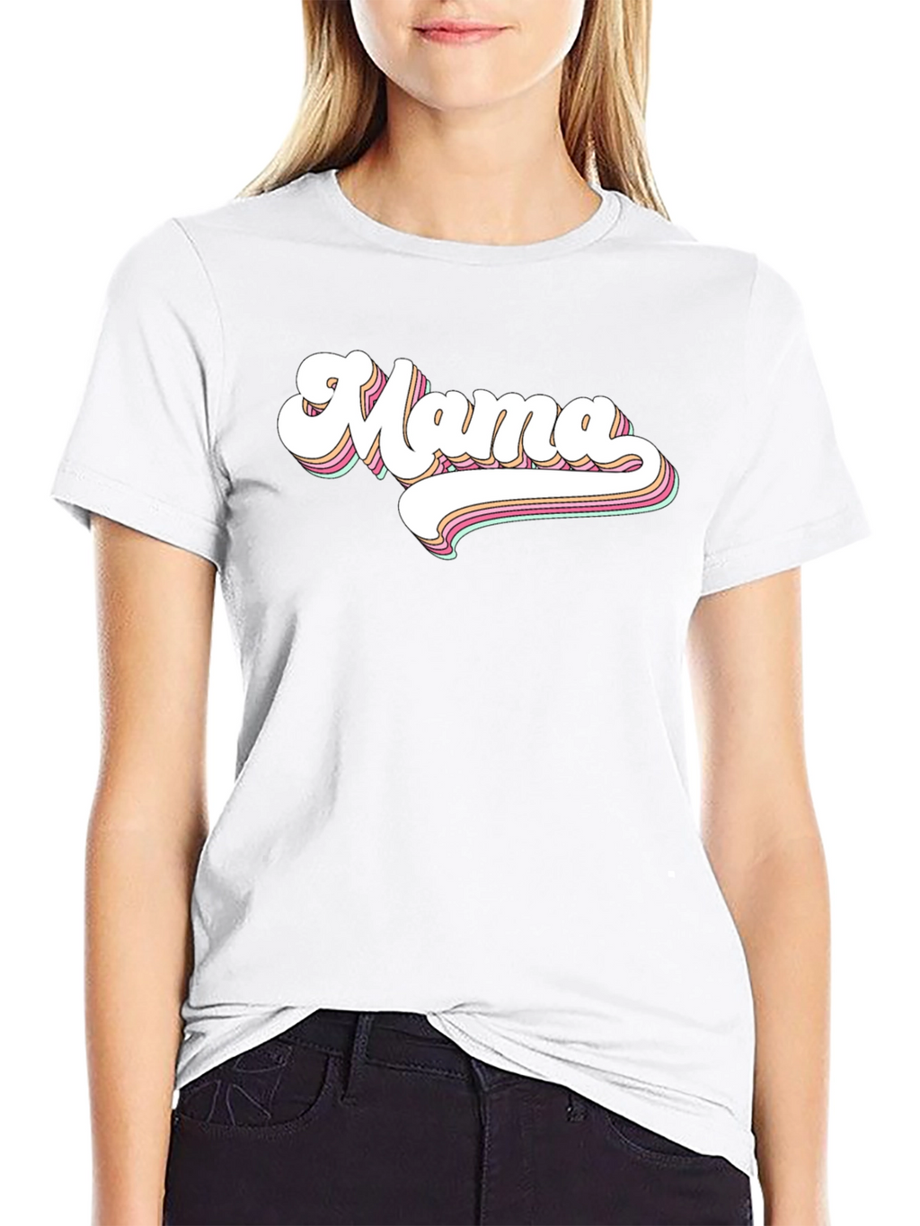 Retro Mama Tee - Stylish Comfort