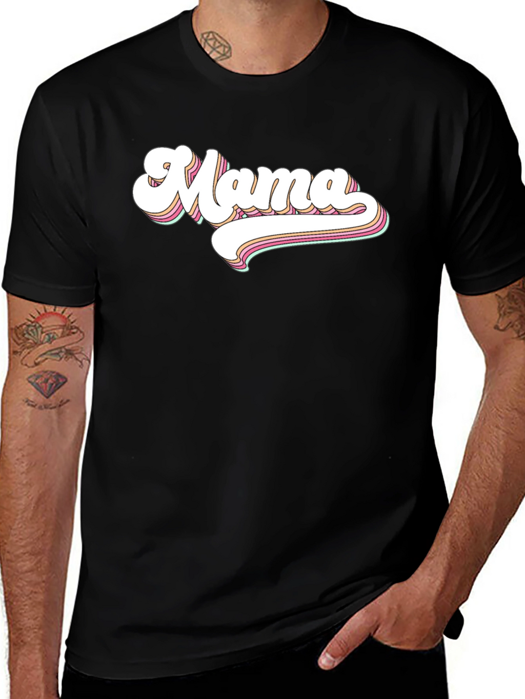 Retro Mama Tee - Stylish Comfort