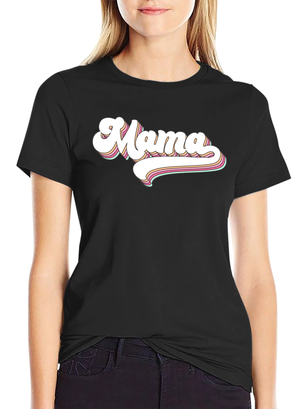 Retro Mama Tee - Stylish Comfort