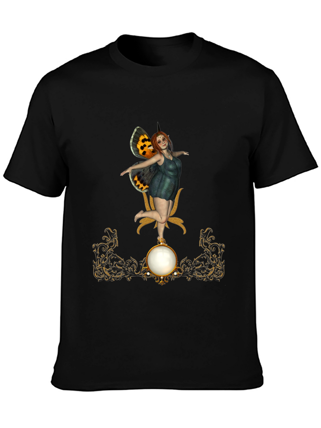 Fantasy Fairy Graphic T-Shirt - Unique Artistic Design