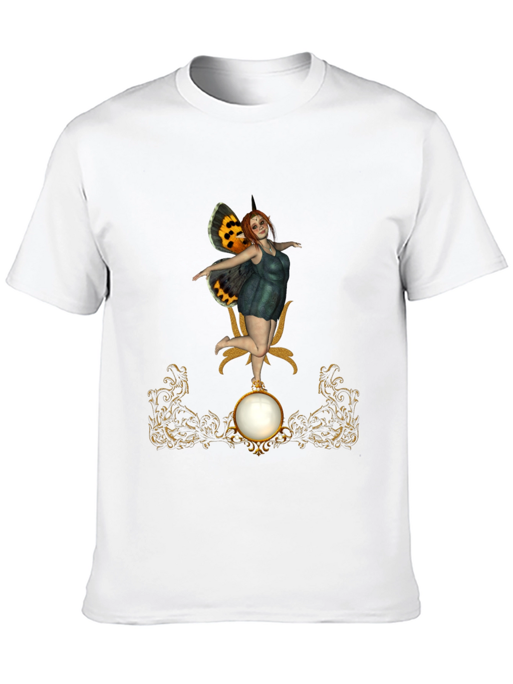 Fantasy Fairy Graphic T-Shirt - Unique Artistic Design