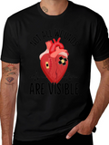 Wounded Heart Graphic T-Shirt - Unisex