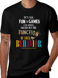 Autism Awareness T-Shirt Fun & Games Behavior