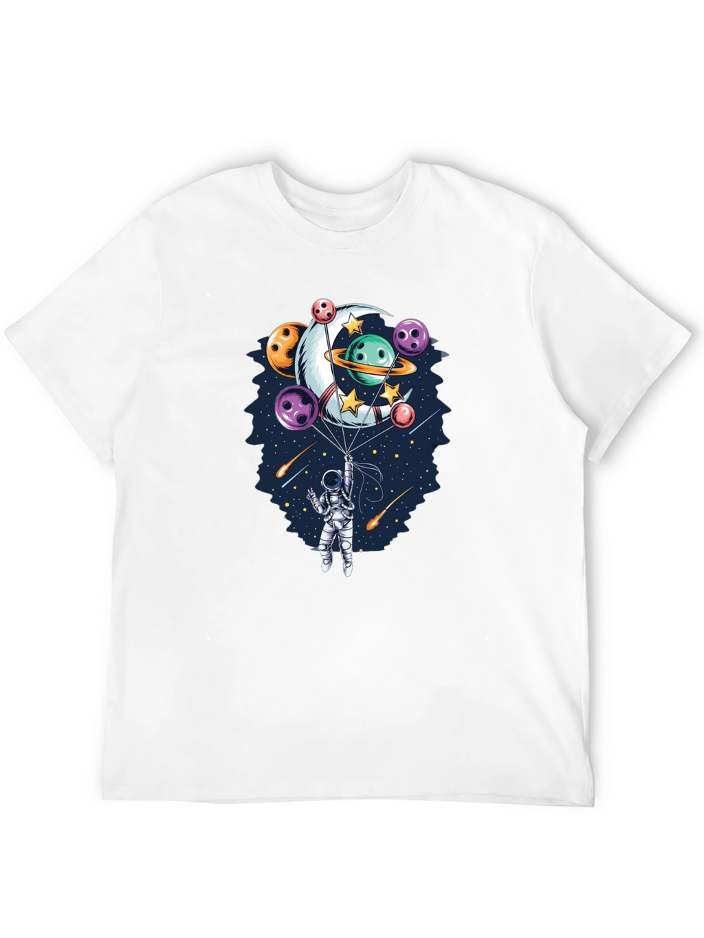 Astronaut Space Bowling T-Shirt