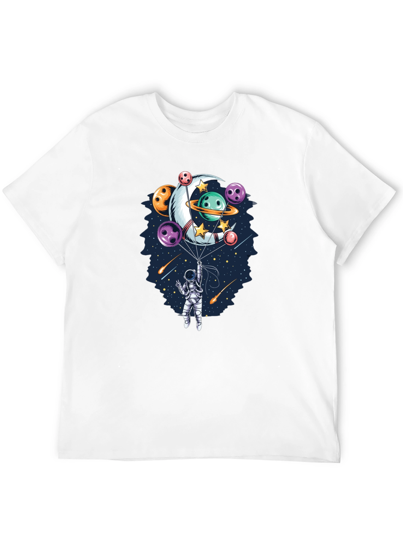 Astronaut Space Bowling T-Shirt