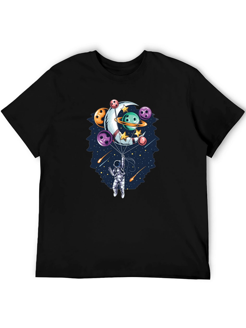 Astronaut Space Bowling T-Shirt