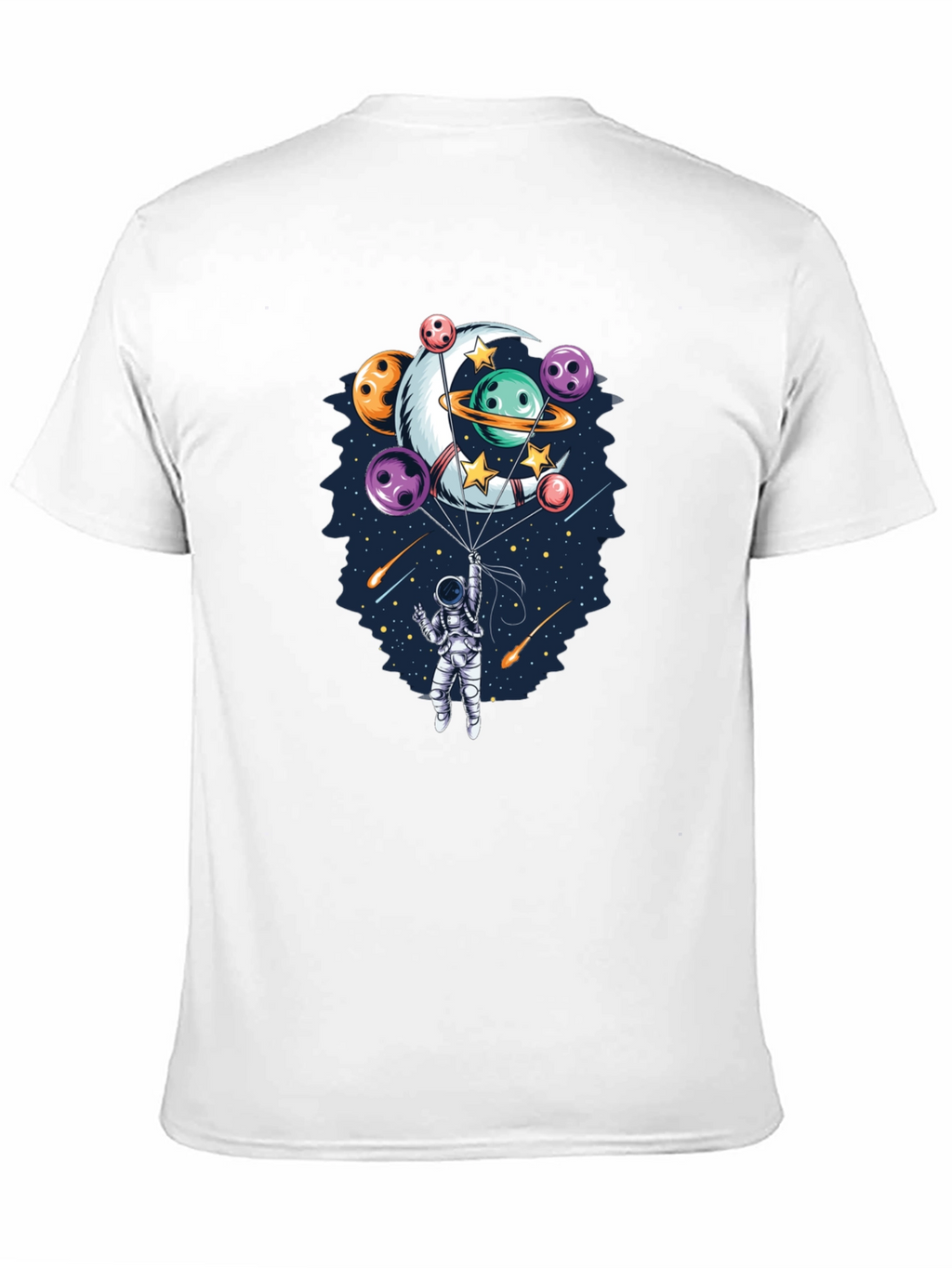 Astronaut Space Bowling T-Shirt