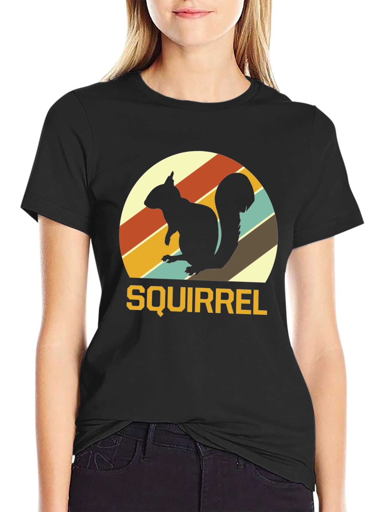 Retro Squirrel T-Shirt - Vintage Style Tee
