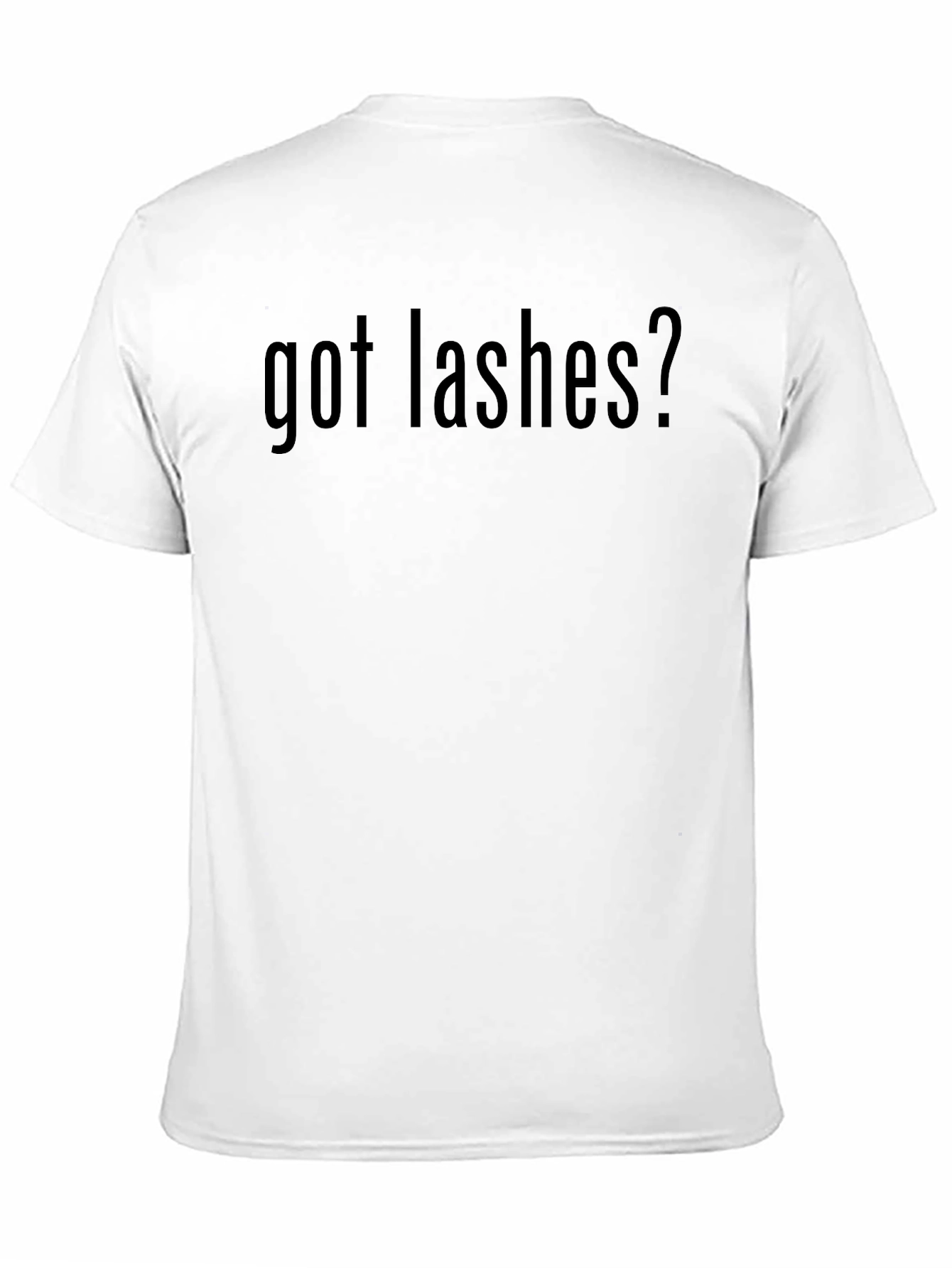 Got Lashes? Black Graphic T-Shirt for Women