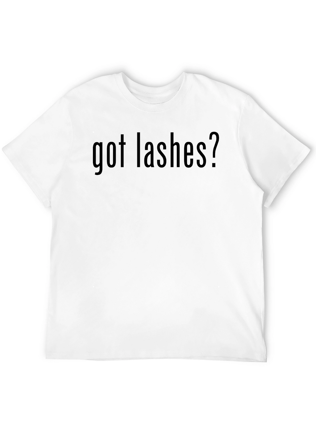 Got Lashes? Black Graphic T-Shirt for Women
