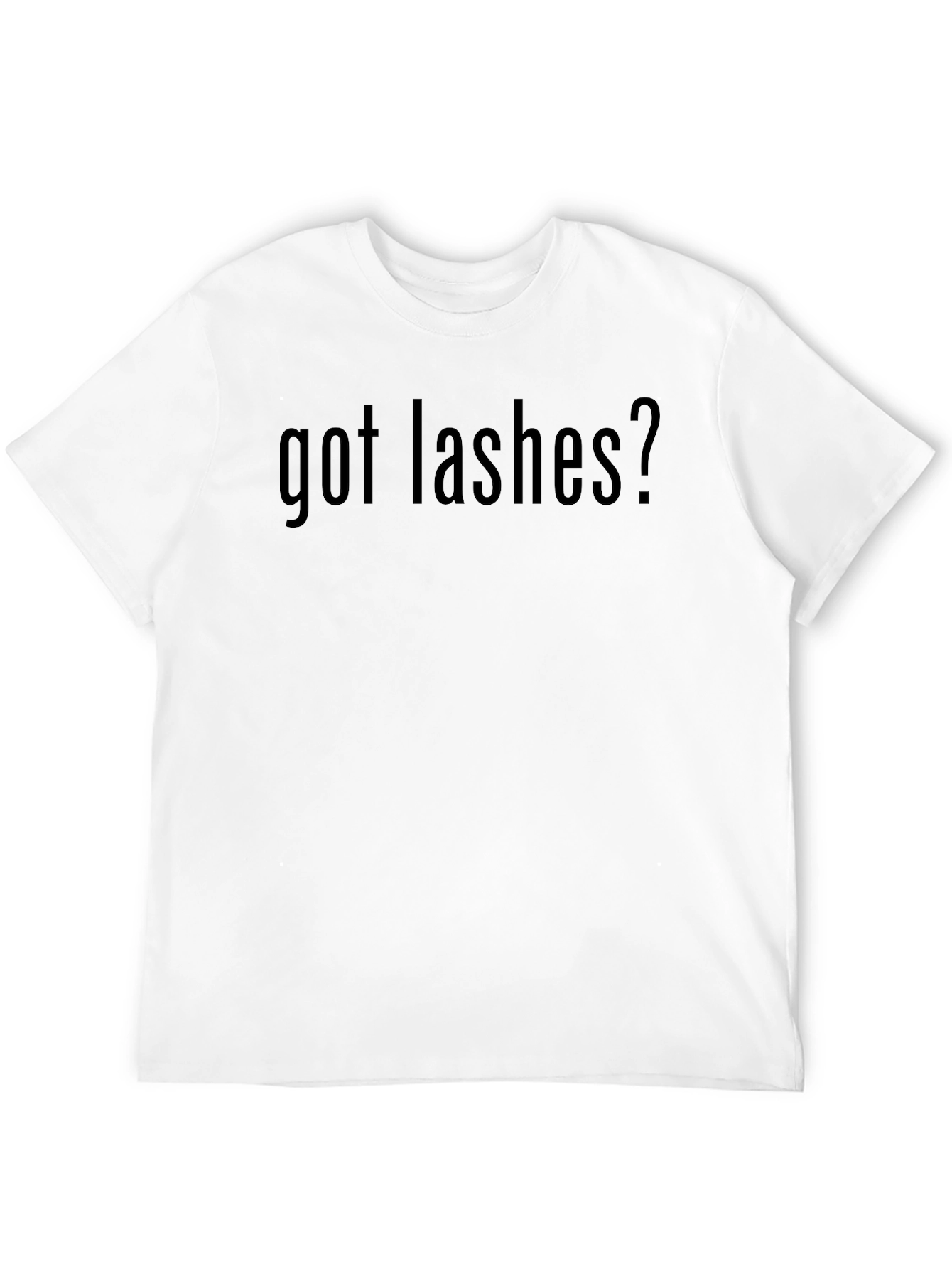 Got Lashes? Black Graphic T-Shirt for Women