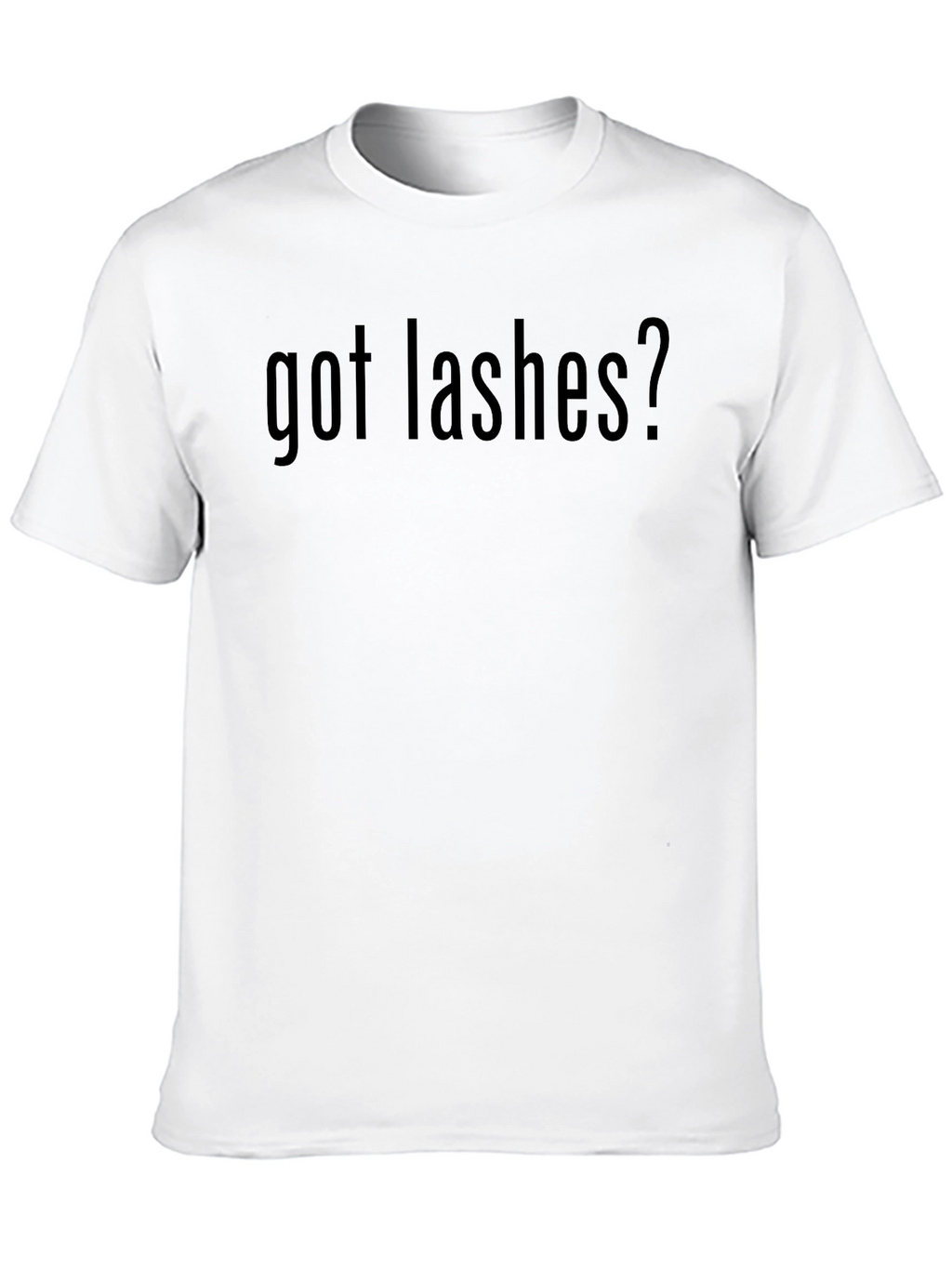 Got Lashes? Black Graphic T-Shirt for Women
