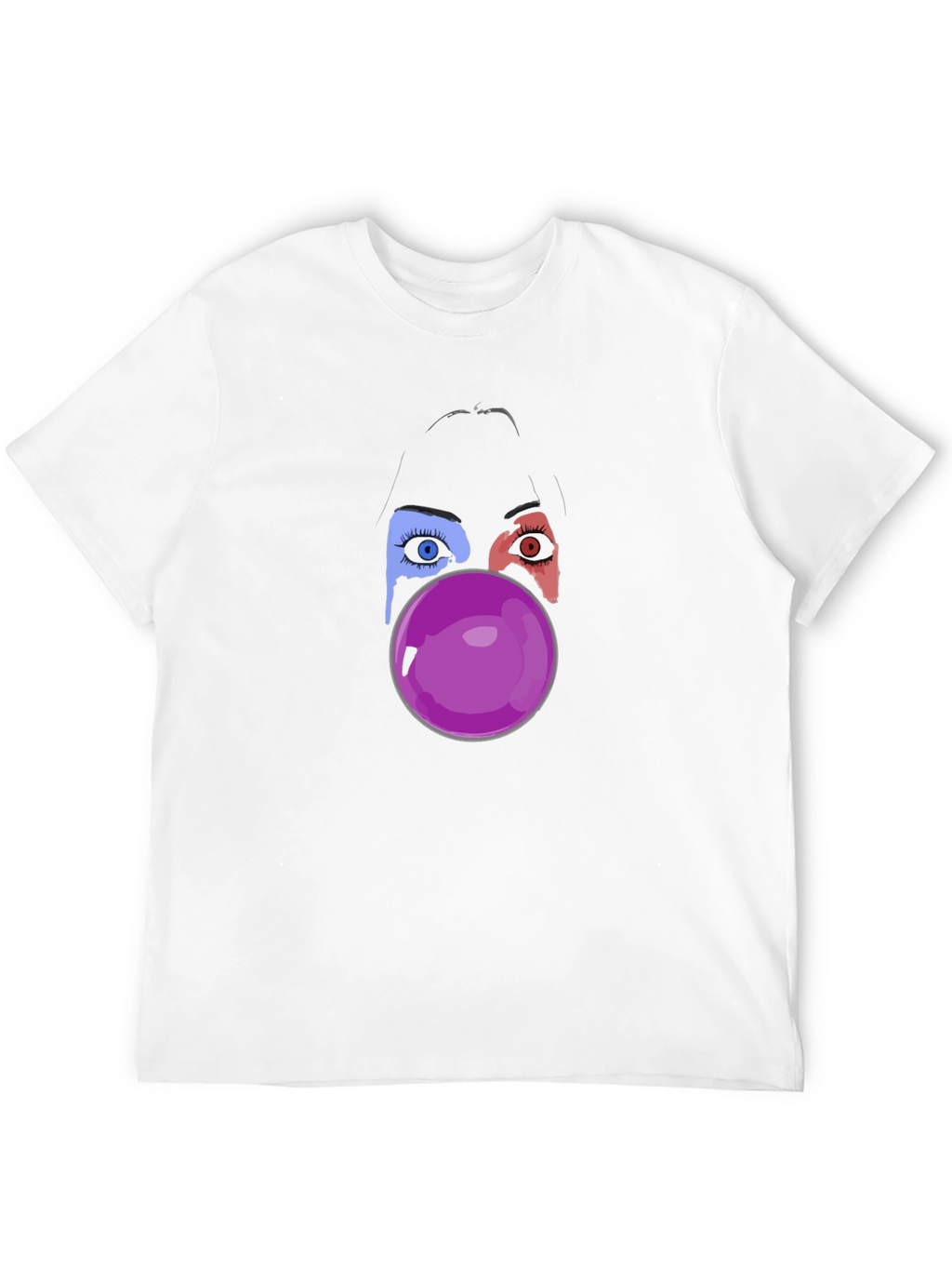 Eye See You Bubble Gum Black Tee