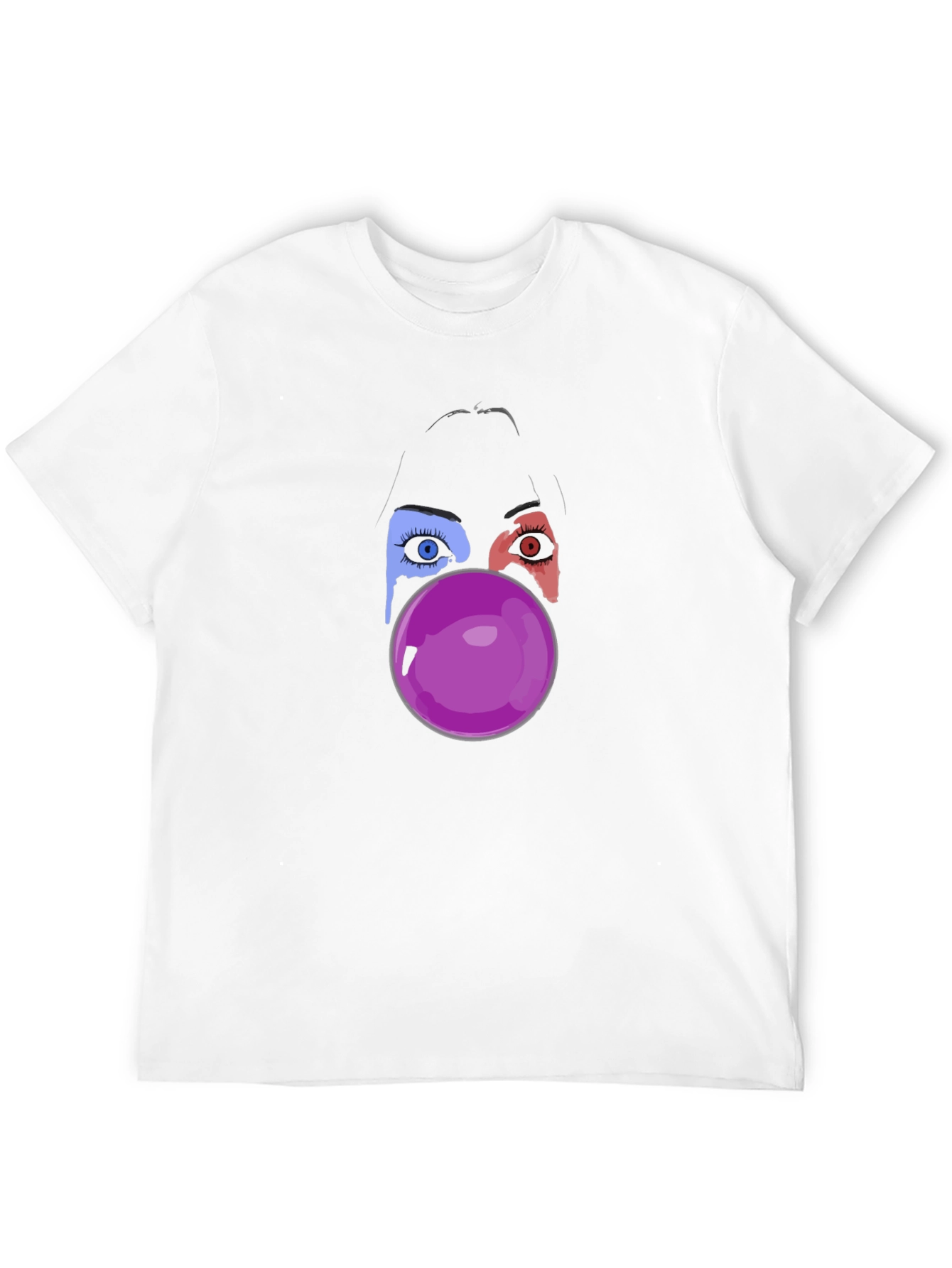 Eye See You Bubble Gum Black Tee